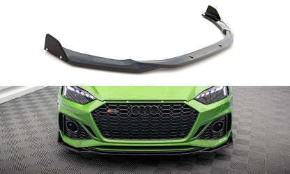 😍Splitter Anteriore V.1 + Flap Adatto Per Audi RS5 F5 Facelift😍