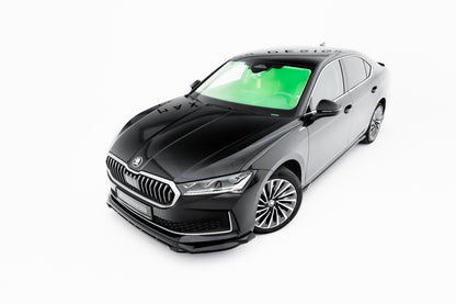 💫ART.9019 Splitter Anteriore V.1 per Skoda Superb Mk4 2024+💫