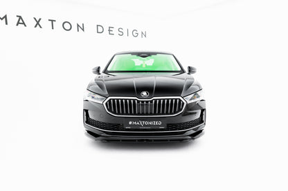 💫ART.9019 Splitter Anteriore V.1 per Skoda Superb Mk4 2024+💫