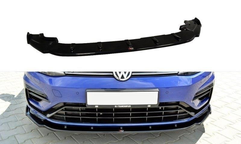 SPLITTER ANTERIORE V.1 adatto per  VW GOLF 7 R / R-LINE FACELIFT 2017-2020