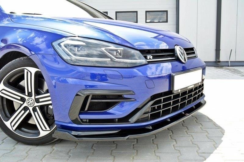 SPLITTER ANTERIORE V.1 adatto per  VW GOLF 7 R / R-LINE FACELIFT 2017-2020