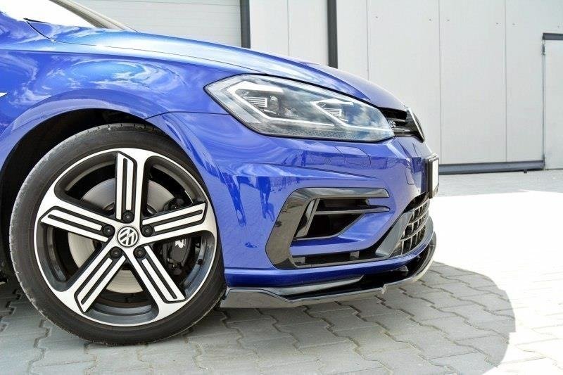 SPLITTER ANTERIORE V.1 adatto per  VW GOLF 7 R / R-LINE FACELIFT 2017-2020