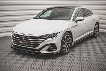 SPLITTER ANTERIORE V.1 ADATTO PER  VOLKSWAGEN ARTEON R-LINE FACELIFT 2020-