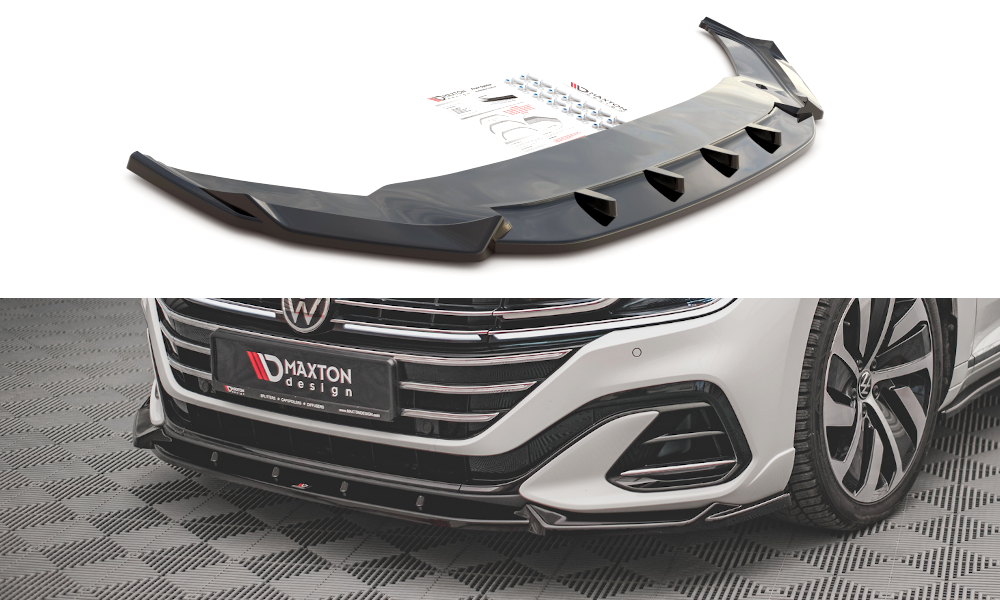 SPLITTER ANTERIORE V.1 ADATTO PER  VOLKSWAGEN ARTEON R-LINE FACELIFT 2020-