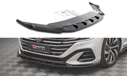 SPLITTER ANTERIORE V.1 ADATTO PER  VOLKSWAGEN ARTEON R-LINE FACELIFT 2020-