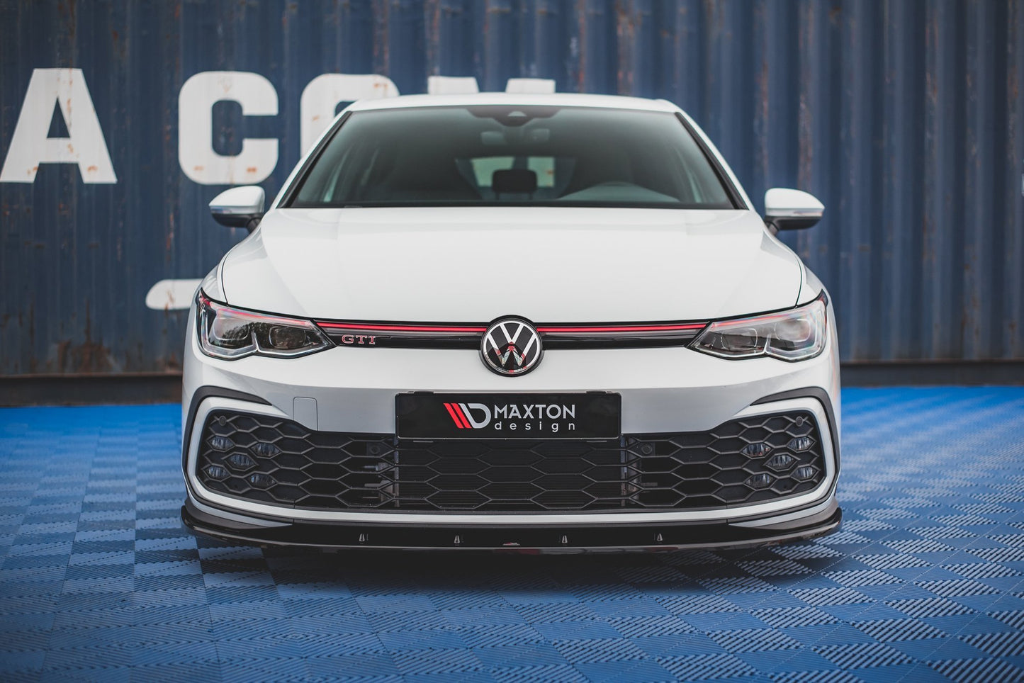 SPLITTER ANTERIORE V.1 adatto per VOLKSWAGEN GOLF 8 GTI / R-LINE 2020