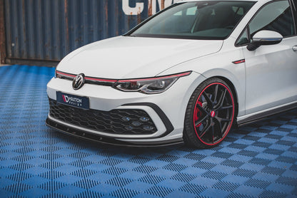 SPLITTER ANTERIORE V.1 adatto per VOLKSWAGEN GOLF 8 GTI / R-LINE 2020