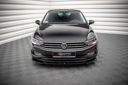 SPLITTER ANTERIORE V.1 adatto per VOLKSWAGEN PASSAT B8 FACELIFT 2019-2023