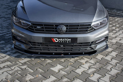 SPLITTER ANTERIORE V.1 adatto per VOLKSWAGEN PASSAT R-LINE B8