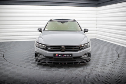 SPLITTER ANTERIORE V.1 adatto per VOLKSWAGEN PASSAT R-LINE B8 FACELIFT 2019-2023