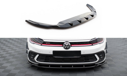 SPLITTER ANTERIORE ADATTO PER  V.1 VOLKSWAGEN POLO GTI MK6 FACELIFT