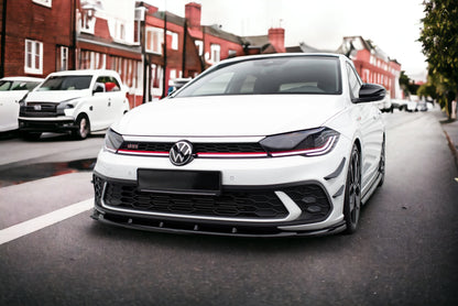 SPLITTER ANTERIORE ADATTO PER  V.1 VOLKSWAGEN POLO GTI MK6 FACELIFT