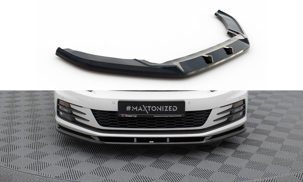 SPLITTER ANTERIORE V.1 adatto per VOLKSWAGEN SCIROCCO MK3 FACELIFT