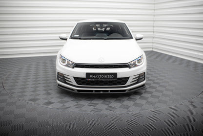 SPLITTER ANTERIORE V.1 adatto per VOLKSWAGEN SCIROCCO MK3 FACELIFT