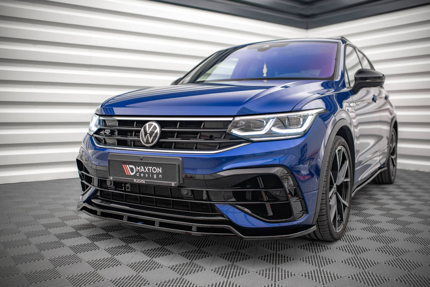 SPLITTER ANTERIORE V.1 ADATTO PER VOLKSWAGEN TIGUAN R / R-LINE MK2 FACELIFT