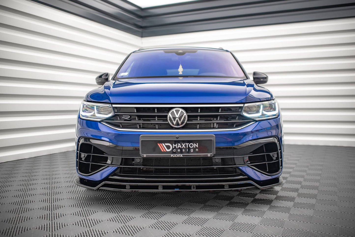 SPLITTER ANTERIORE V.1 ADATTO PER VOLKSWAGEN TIGUAN R / R-LINE MK2 FACELIFT