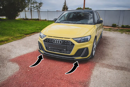 🔥Splitter anteriore V.2 adatto per Audi A1 S-Line GB🔥