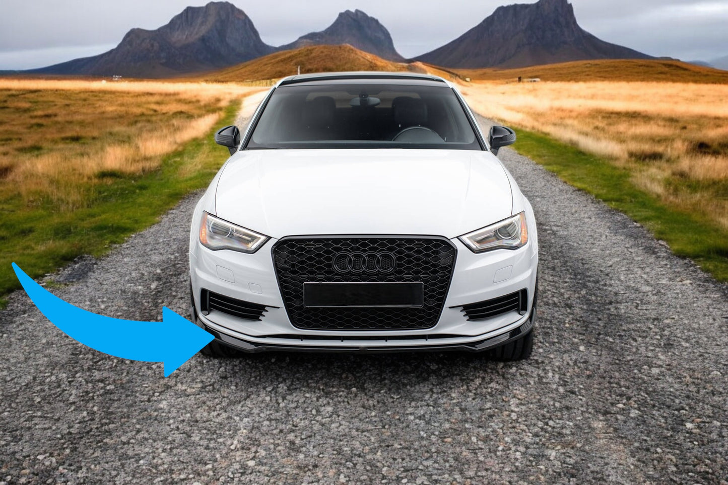 🌺Splitter Anteriore V.2 Audi A3 Berlina 8V🌺