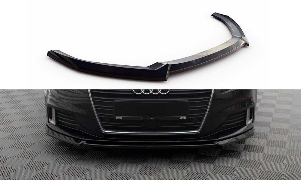 😍Splitter anteriore V.2 Adatto Per Audi A3 Sportback 8V Facelift😍
