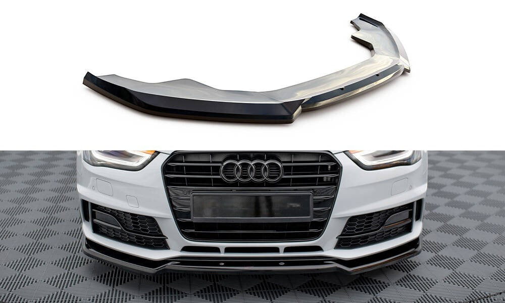 😍Splitter anteriore V.2Adatto Per Audi A4 Competition B8 Facelift😍