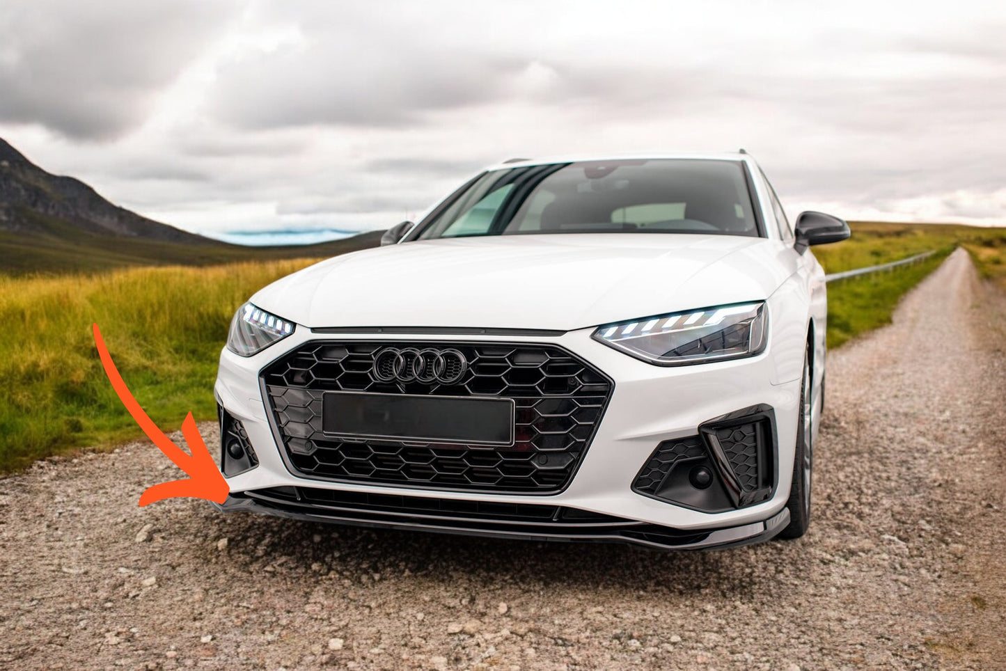 Splitter anteriore V.2 Audi A4 S-Line / S4 B9 Facelift🔥