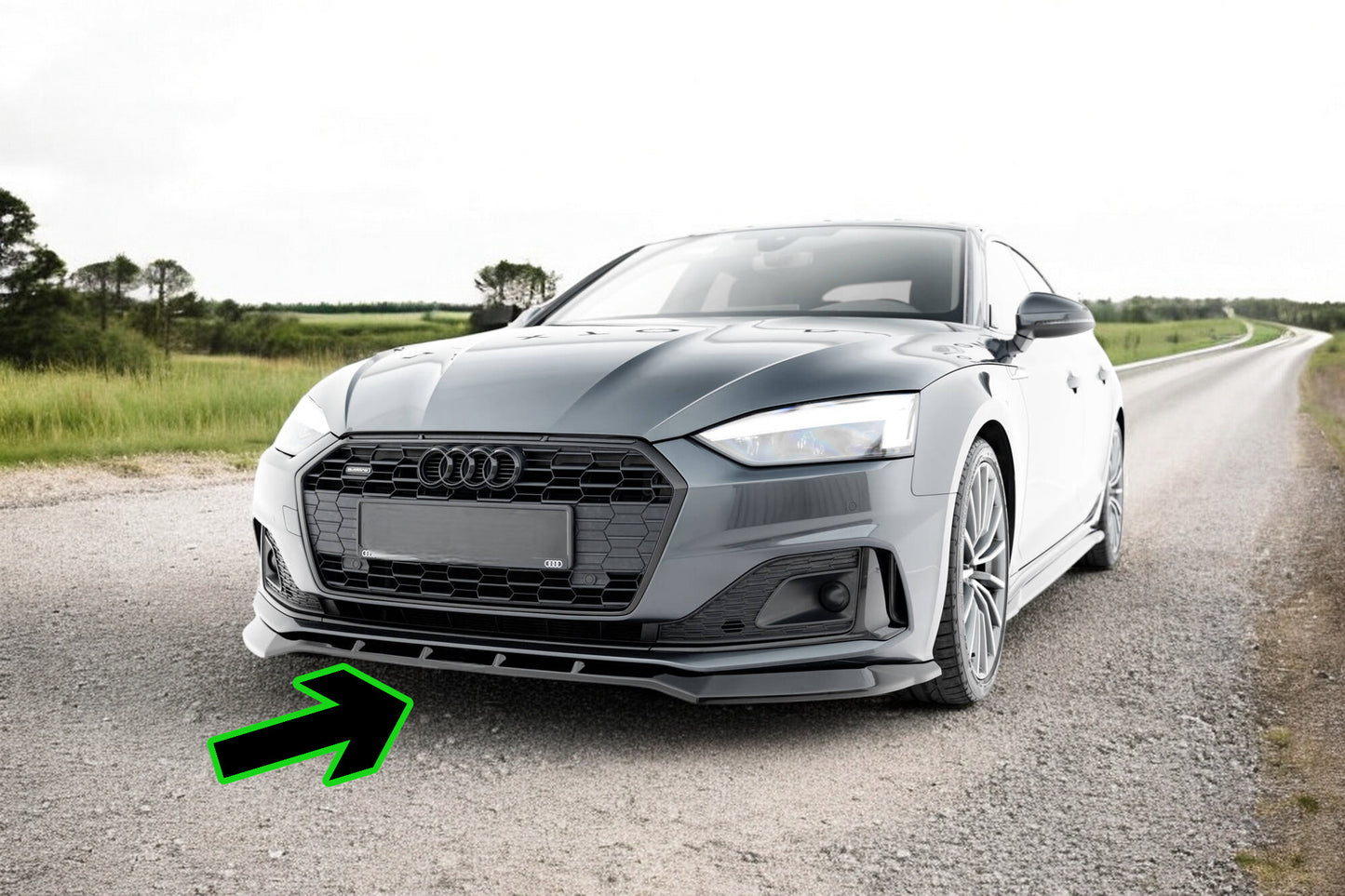 ✨Splitter anteriore V.2 Audi A5 F5 Facelift✨