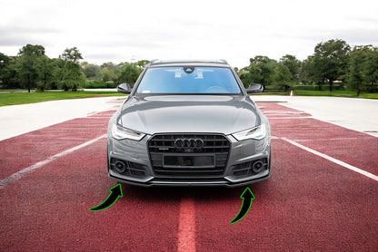🔥Front splitter V.2 suitable for Audi A6 / A6 C7 S-line / S6 C7 Facelift🔥