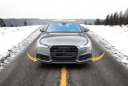 🔥Splitter Anteriore V.2 Adatto Per  Audi A6 / A6 C6 S-line / S6 C6 Facelift🔥