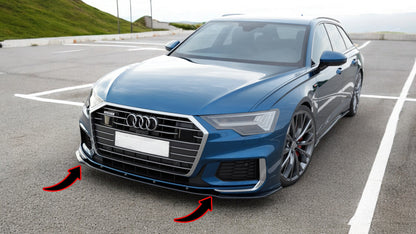 🔥Splitter anteriore V.2 adatto per Audi A6 S-Line / S6 C8 / C8 Facelift🔥