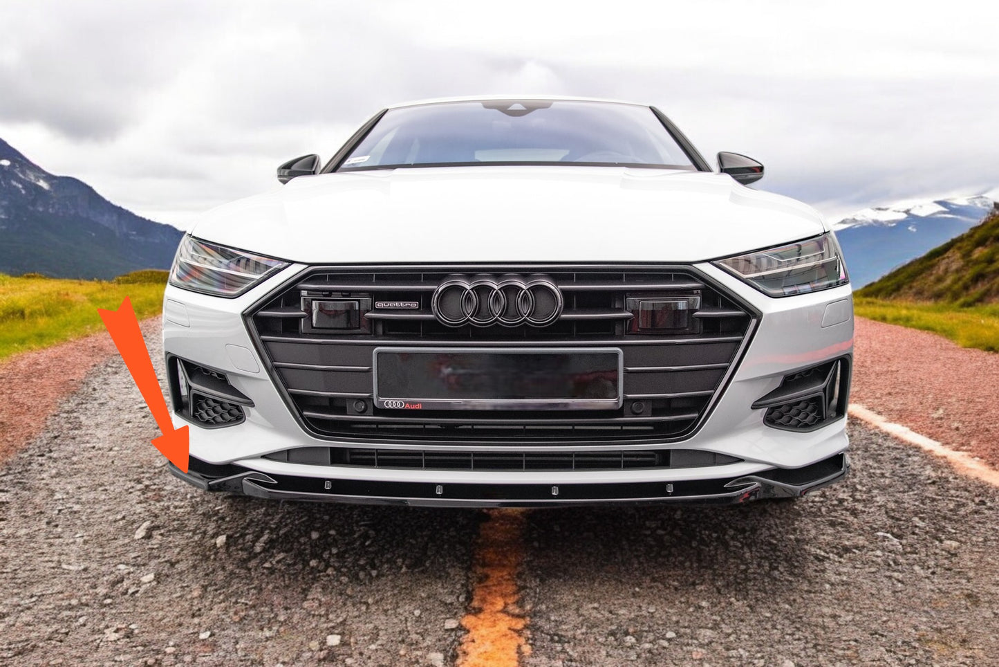 😍Splitter Anteriore V.2 Adatto Per Audi A7 C8😍