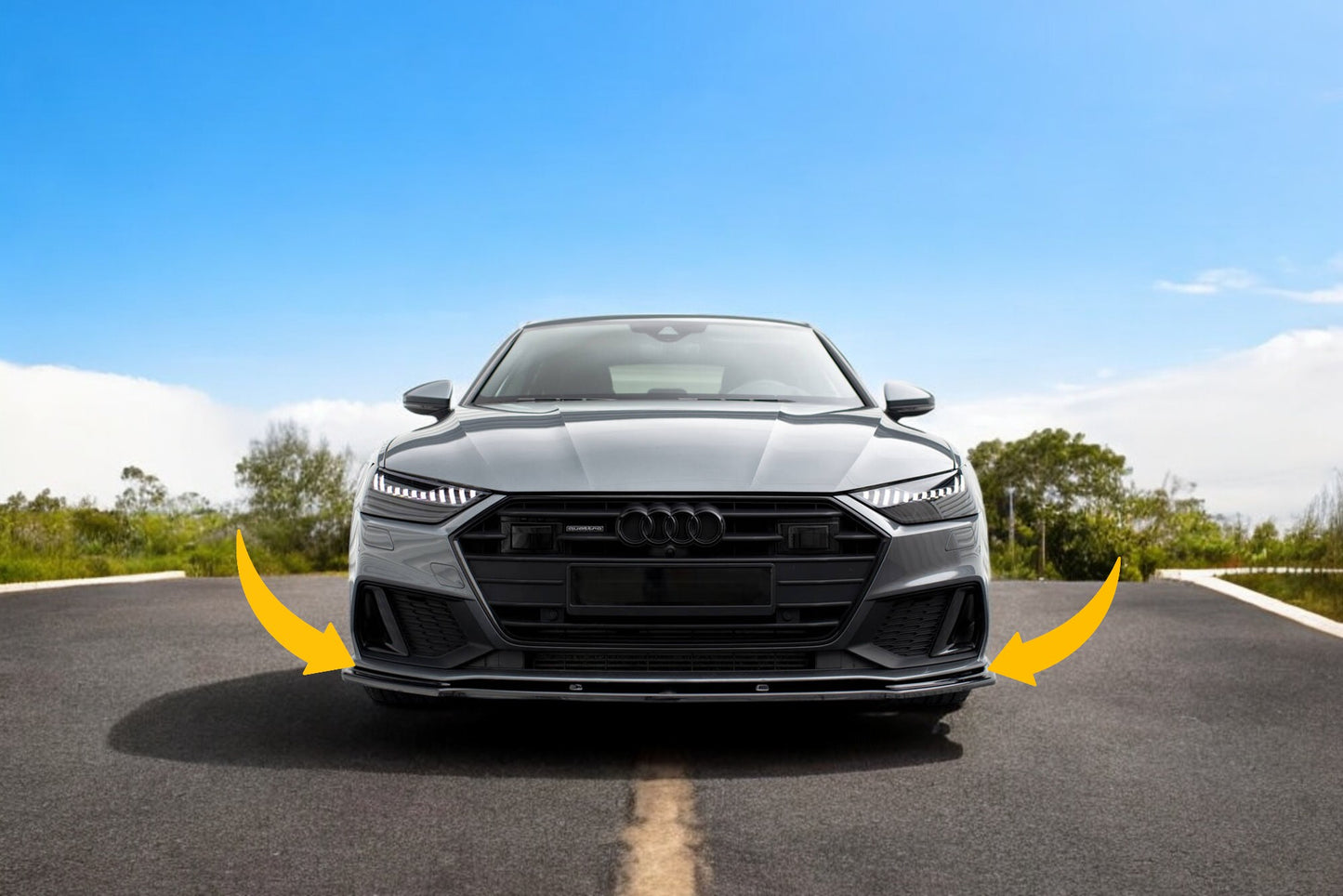 🔥Splitter Suitable For V.2 Audi A7 S-Line C8 / S7 C8 / C8 Facelift /S7 Facelift🔥
