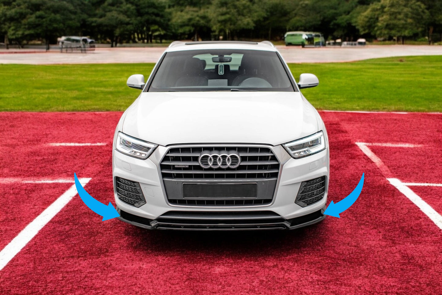 🤩Front Splitter V.2 Suitable For Audi Q3 Sport 8U Facelift🤩