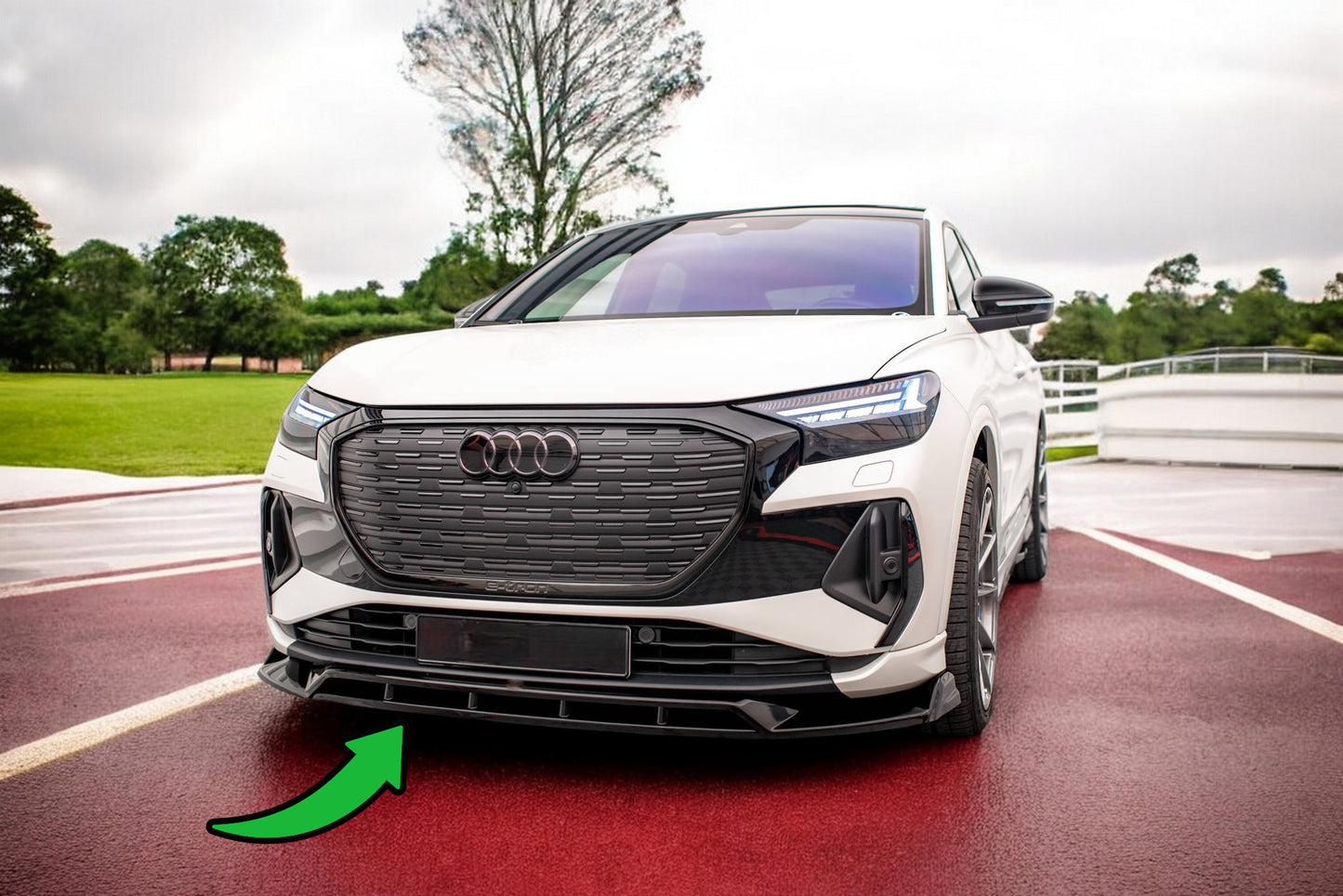 ✨Splitter anteriore V.2 Audi Q4 e-tron Sportback S-line Mk1✨