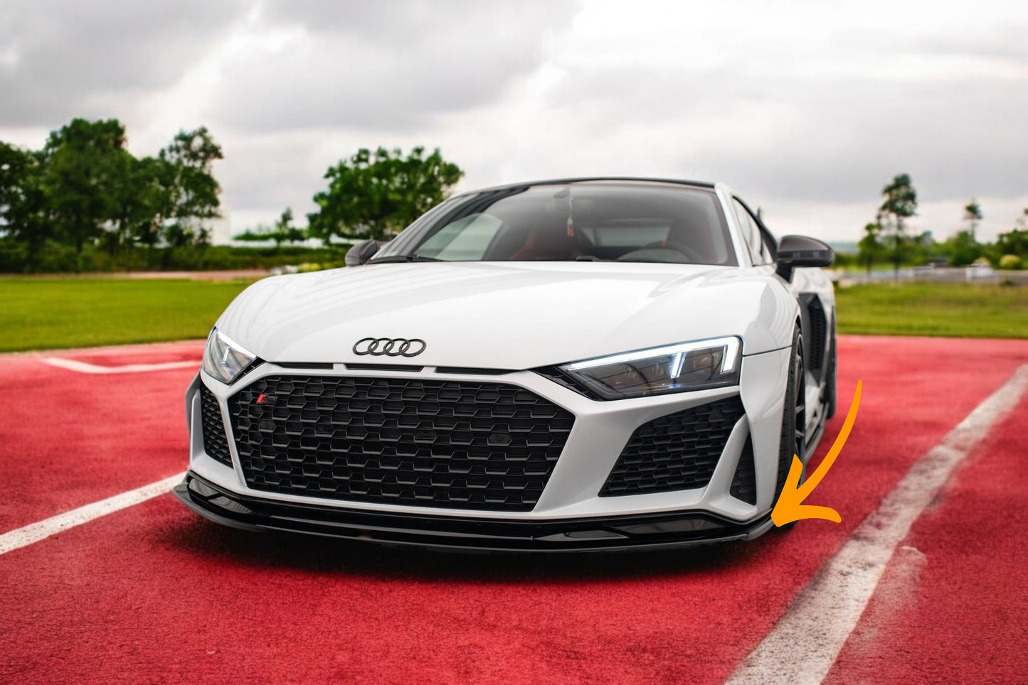 🌺Front Splitter V.2 Suitable For Audi R8 Mk2 Facelift🌺