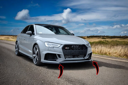 ✨Front Splitter V.2 suitable for Audi RS3 8V FL Sedan✨