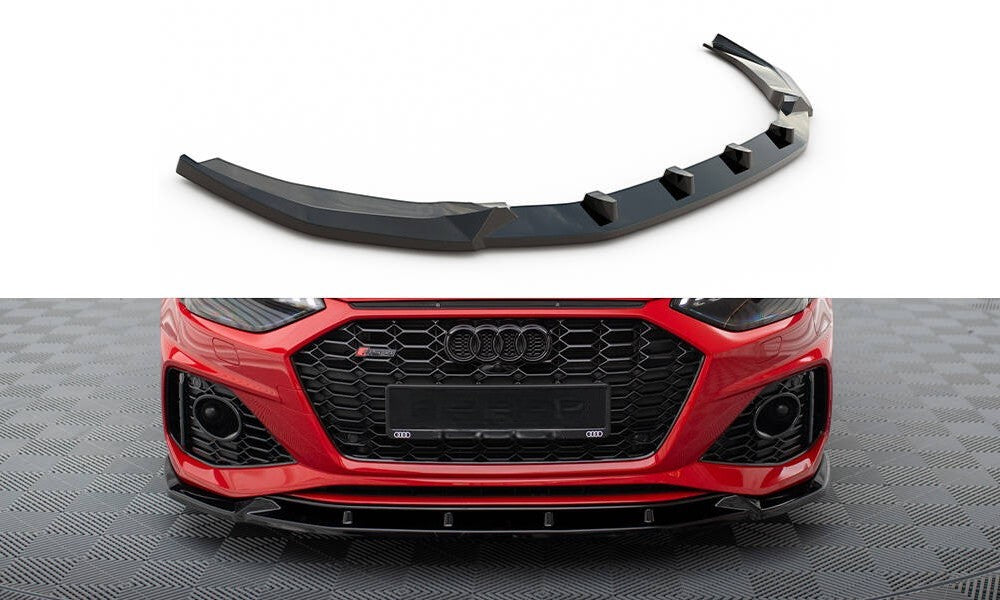 😍Splitter anteriore V.2 ADatto Per Audi RS4 B9 Facelift😍