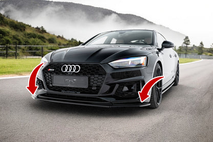💫Front Splitter V.2 suitable for Audi RS5 Coupe / Sportback F5💫