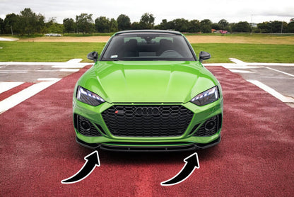 🔥Front splitter V.2 suitable for Audi RS5 F5 Facelift🔥