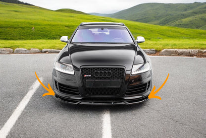 😍Front Splitter V.2 Suitable For Audi RS6 Avant C6😍