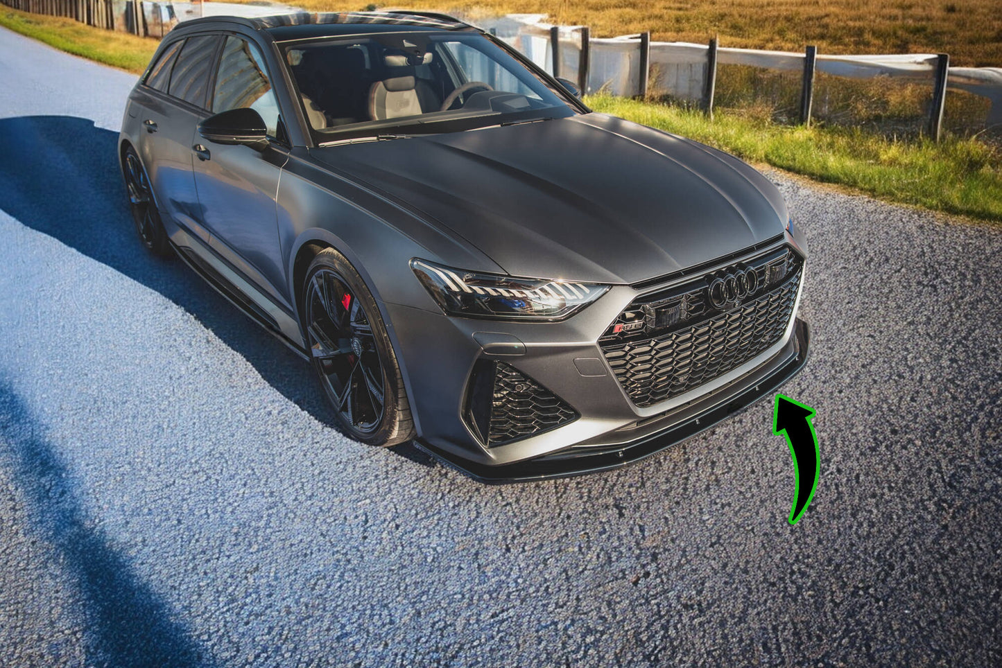 🔥Splitter Anteriore V.2 Audi RS6 C8🔥