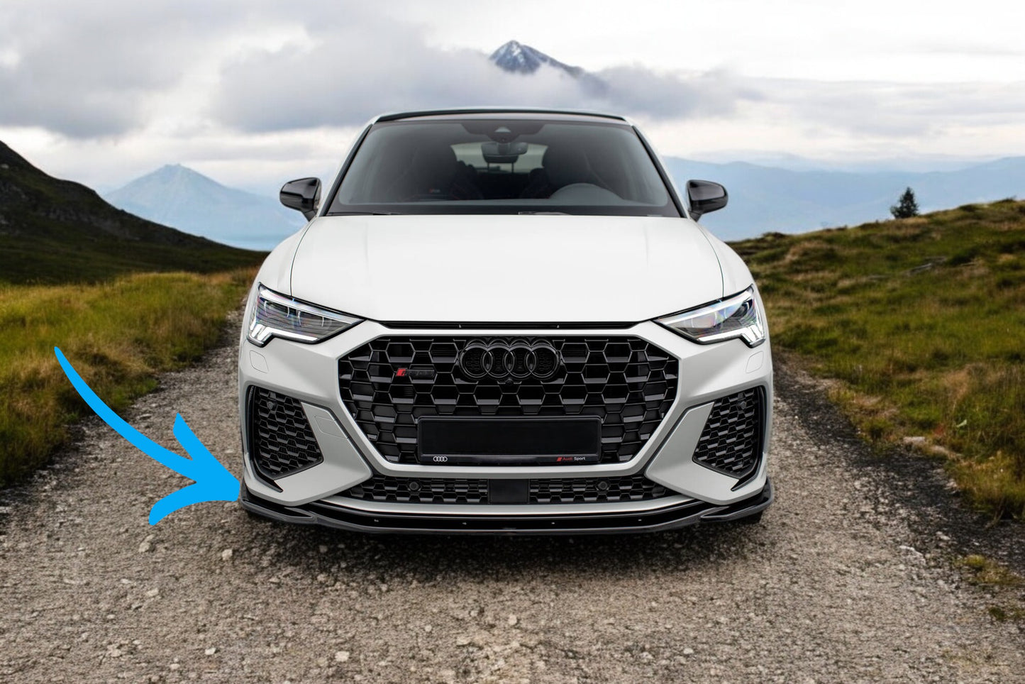 😍Splitter Anteriore V.2 Adatto Per Audi RSQ3 F3😍