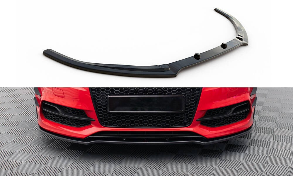 😎Front Splitter V.2 Suitable For Audi S3 / A3 S-Line 8V Sedan / Cabrio😎