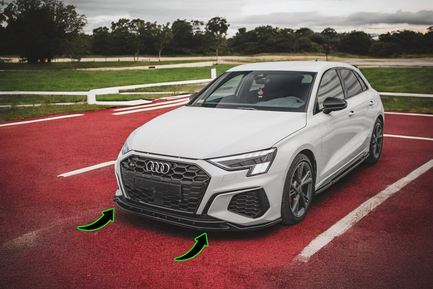 💫Front Splitter V.2 suitable for Audi S3 / A3 S-Line 8Y💫