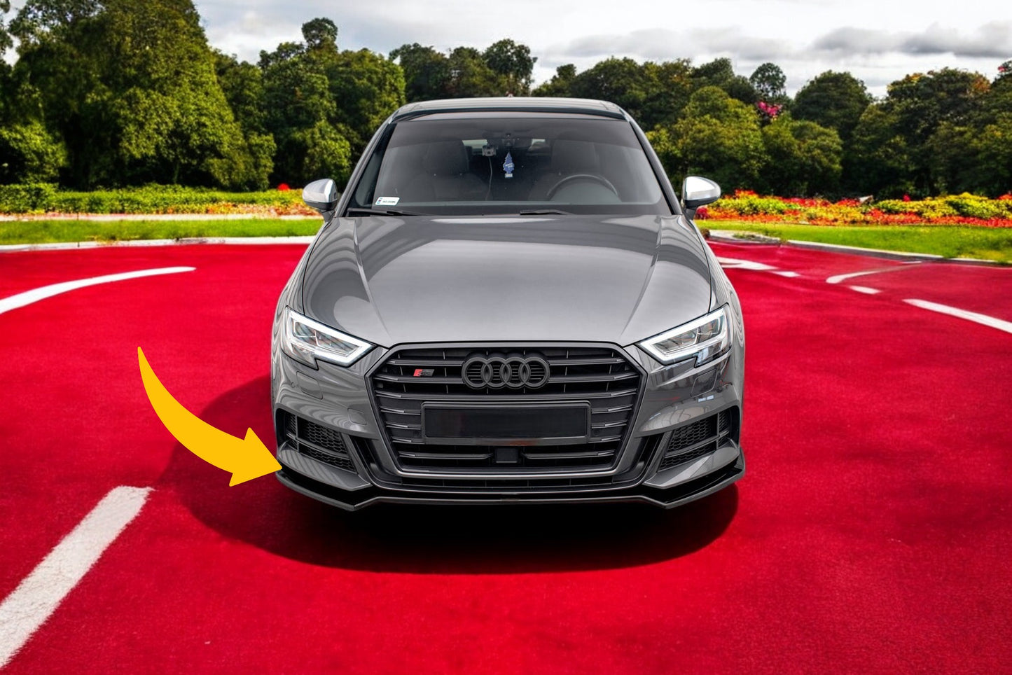 ⭐️Front Splitter V.1 Suitable For Audi S3 / A3 S-Line Sportback 8V Facelift⭐️