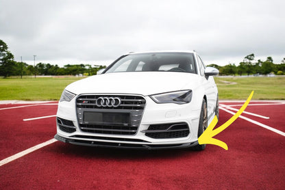 💥Splitter anteriore V.2 Adatto Per Audi S3/A3 S-Line Sportback/Hatchback 8V💥