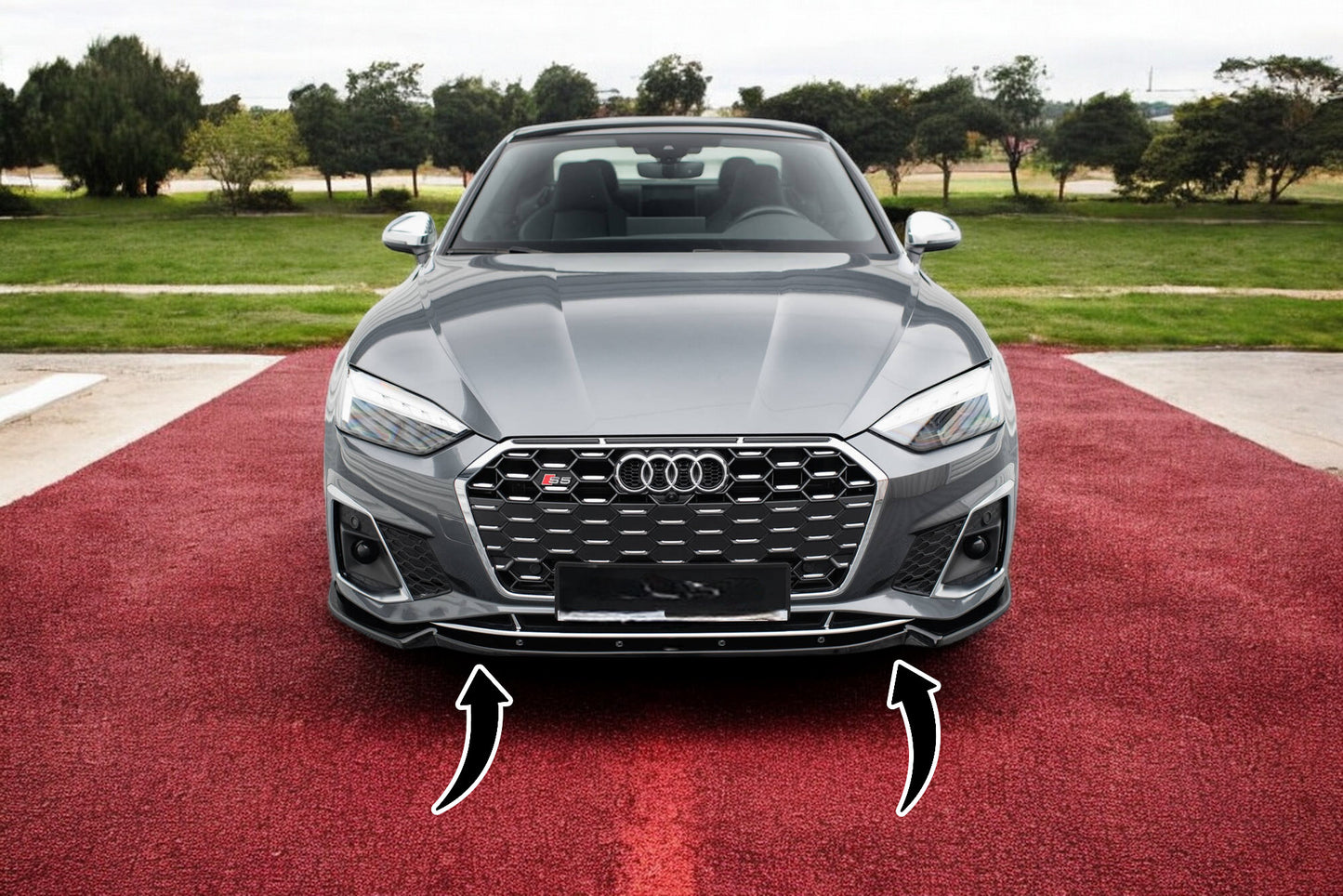 🔥Front Splitter V.2 suitable for Audi S5 / A5 S-Line F5 Facelift🔥