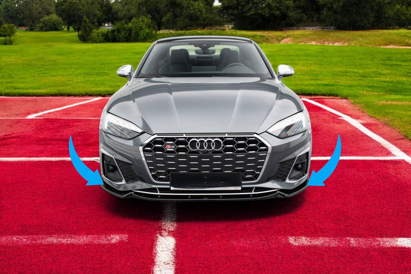 😍Splitter Anteriore V.2 ADatto Per Audi S5 / A5 S-Line F5 Facelift😍