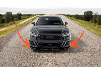 🔥Splitter anteriore V.2 adatto per Audi S8 / A8 S-Line D5🔥