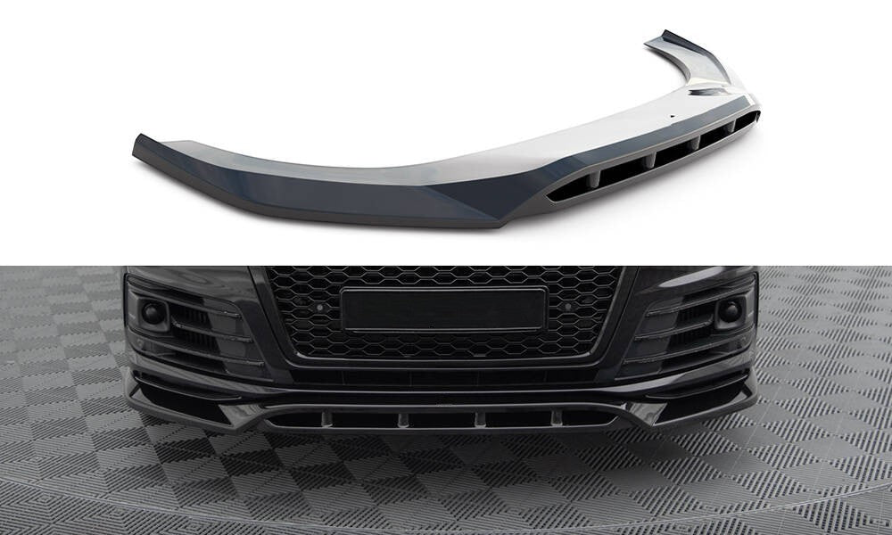 💥Splitter anteriore V.2 Adatto Per Audi SQ7 / Q7 S-Line Mk2 2016-2019💥