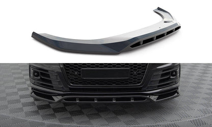 💥Splitter anteriore V.2 Adatto Per Audi SQ7 / Q7 S-Line Mk2 2016-2019💥